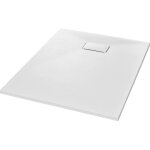 Maison chic - receveur de douche bac de douche / smc blanc 100 x 80 cm