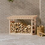 Support pour bois de chauffage abri de stockage porte b�ches et range b�ches 108x64, 5x78 cm bois de ...