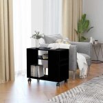 Maison chic - table d'appoint bout de canapé table basse noir 70x35x55 cm bois d'ingénierie 72077 Maison chic - table d'appoint bout de canapé table basse noir 70x35x55 cm bois d'ingénierie 72077