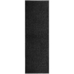 Maison chic - tapis d'entr�e paillasson lavable tapis de porte noir 60x180 cm 44672