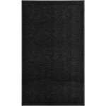 Maison chic - tapis d'entr�e paillasson lavable tapis de porte noir 90x150 cm 40863