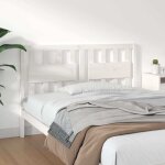 Tête de lit contemporain pour lit adulte blanc 140, 5x4x100 cm bois massif de pin 65004 Tête de lit contemporain pour lit adulte blanc 140, 5x4x100 cm bois massif de pin 65004
