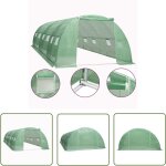 Maison chic - the living store serre 24 m² 6x4x2 m - serre de jardin - abri jardin - tunnel de jardin ... Maison chic - the living store serre 24 m² 6x4x2 m - serre de jardin - abri jardin - tunnel de jardin ...