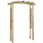 Maison chic - vote de jardin vote en treillis arche de jardin - 150x50x210 cm bois