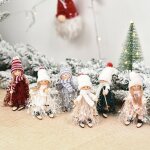 Maison décoration de noël en peluche mignon ange poupée pendentif arbre de noël décoration peluche poupée ... Maison décoration de noël en peluche mignon ange poupée pendentif arbre de noël décoration peluche poupée ...