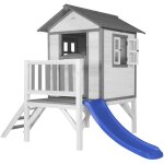 Maison enfant beach lodge xl en blanc avec toboggan bleu maison de jeux en bois ffc pour les enfants ... Maison enfant beach lodge xl en blanc avec toboggan bleu maison de jeux en bois ffc pour les enfants ...
