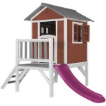 Maison enfant beach lodge xl en rouge avec toboggan violet maison de jeux en bois ffc pour les enfants ... Maison enfant beach lodge xl en rouge avec toboggan violet maison de jeux en bois ffc pour les enfants ...