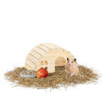 Maison pour hamster (nain) et souris, en bois, accessoire de cage, h x l x p : env. 10 x 18, 5 x 13 cm, ... Maison pour hamster (nain) et souris, en bois, accessoire de cage, h x l x p : env. 10 x 18, 5 x 13 cm, ...