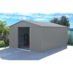La maison du jardin - abri de jardin en m�tal ? mj 10 x 14 - 13, 5 m� - anthracite