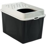 Maison de toilette top 50l - noire pp recycle - 57, 2 x 39, 3 x 40, 4 cm