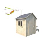 Maisonnette en bois avec table pour enfants ? tiana