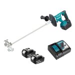 Makita - malaxeur de peinture 18v lxt bl li - ion (2x5, 0 ah) dut130rte