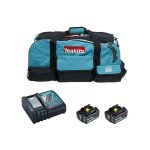 Makita - pack batteries et chargeur pour outillage lectroportatif lot0154 - 2 batteries 5 ah
