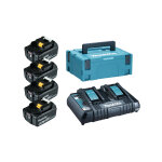 Makita - pack énergie 18v (4x6, 0 ah) avec chargeur double dans makpac - 198091 - 4 Makita - pack énergie 18v (4x6, 0 ah) avec chargeur double dans makpac - 198091 - 4
