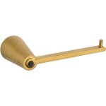 Porte - rouleau de papier toilette couleur laiton bross� mamoli gio ponti 00000601000g laiton bross�