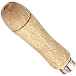 Manche en bois lime 120 mm (virole inoxydable)