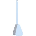 Manche long brosse toilette golf, brosse et support en silicone � 360 degr�s, brosse nettoyante flexible(bleu) ...