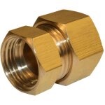 Manchon bicone laiton f 12x17 pour tube cuivre d14