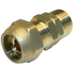 Quick plomberie - manchon  compression laiton m 20 x 27 pour tube en per