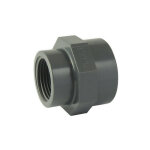 Manchon r�duit femelle � visser en pvc � a: 1 / 2'' � b: 3 / 8'' ? r�ducteur pour plomberie ? pression ...
