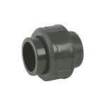 Manchon union 3 pi�ces de diam�tre 90 pvc pression femelle femelle � coller