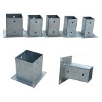 Manchon  visser manchon de poteau support de poteau manchon de terre 101x150 mm