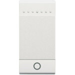 Manette livinglight myhome bus symbole lumire 1 module blanc bticino n4915an