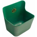 Mangeoire murale pour box � chevaux en plastique vert 11, 5 lt ok plast