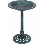 Relax4life mangeoire � oiseaux r�sistant aux intemp�ries ?51x h72 cm, bain d'oiseaux sur pied, abreuvoir ...