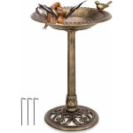 Mangeoire oiseaux r�sistant aux intemp�ries ?51x h72 cm, bain d'oiseaux sur pied, abreuvoir pour oiseaux, ...