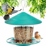 Mangeoire � oiseaux � suspendre, mangeoire oiseaux exterieur grande capacit� distributeur � graines pour ...