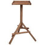 Mangeoire plateau sur pied marron 67. 5x60. 8x99cm esschert design bv