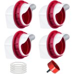 Mangeoire poules 4 ports, mangeoire poule automatique, diy mangeoire � volaille gravit� kit