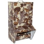 Gaun - mangeoire à trémie volailles métal avec protection anti - pluie bordeaux 20l camouflage Gaun - mangeoire à trémie volailles métal avec protection anti - pluie bordeaux 20l camouflage