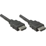 C�ble de raccordement manhattan hdmi fiche m�le hdmi - a, fiche m�le hdmi - a 1. 00 m noir 323192 feuille ...