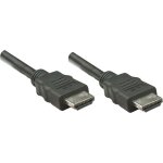 C�ble de raccordement manhattan hdmi fiche m�le hdmi - a, fiche m�le hdmi - a 1. 00 m noir 323192 feuille ...