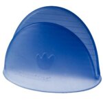 Manique anti - chaleur - 40c  + 250c en silicone bleu pavoni