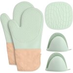 Manique silicone gant, four anti chaleur gant cuisine four imperm�able maniques cuisine gants