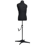 Mannequin de couture ajustable pour homme noir taille 37 - 45