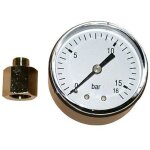 Mecafer ? manom�tre 16 bars 50mm ? connexions 1 / 8' m�le et 1 / 4' m�le ? compatible cuves 10l, 25l, ...
