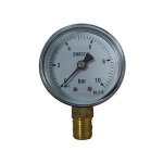 Manomètre à air 0 - 10 bar 1 / 4'', boîtier en acier inoxydable pour filtre a sable piscine, réducteur ... Manomètre à air 0 - 10 bar 1 / 4'', boîtier en acier inoxydable pour filtre a sable piscine, réducteur ...
