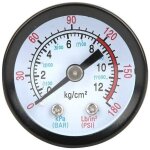 Manom�tre � compresseur d'air, manom�tre � air comprim� 0 180 psi, 0 12 bar, appareil de mesure de manom�tre ...