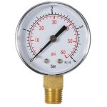 Manomtre pour eau manomtre pour piscine 60psi 1 / 4 npt montage infrieur, filetage en pouces balances ...