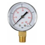 Manom�tre pour eau manom�tre pour piscine 60psi 1 / 4'npt montage inf�rieur, filetage en pouces balances ...