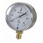 Manomtre gaz radial sec (63 mm) - diamtre: 63 mm - raccord vertical 1 / 4'