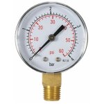 Manom�tre de pression d'eau manom�tre de piscine 60psi 1 / 4 npt montage inf�rieur, filetage en pouces ...