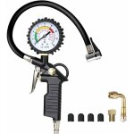 Manometre pression pneu, numrique manomtre pneu, pistolet de gonflage manomtre avec 4 bouchons de ...