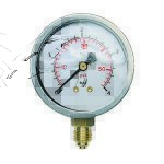 Manom�tre radial � bain de glyc�rine � 63