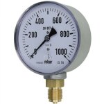 Manomtre  ressort avec capsule, gaz 0 - 1000 mbar
