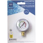 Manom�tre sp�cial filtre piscine - 0 � 2. 5 bars avec plages couleur - capteur pression filtre vanne